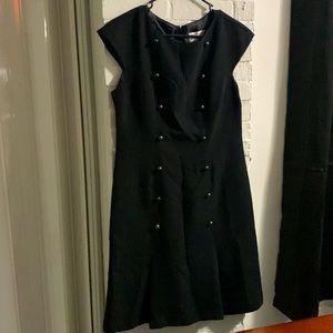Karin stevens black dress size 10